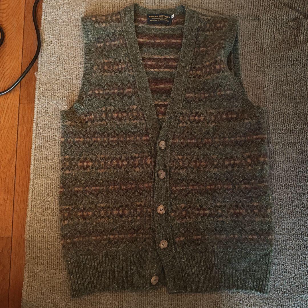 トップス 80s Brooks Brothers Wool Knit Vest
