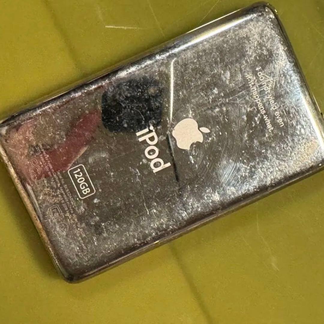 動作確認済み／iPod Classic 120GB USBケーブル付き