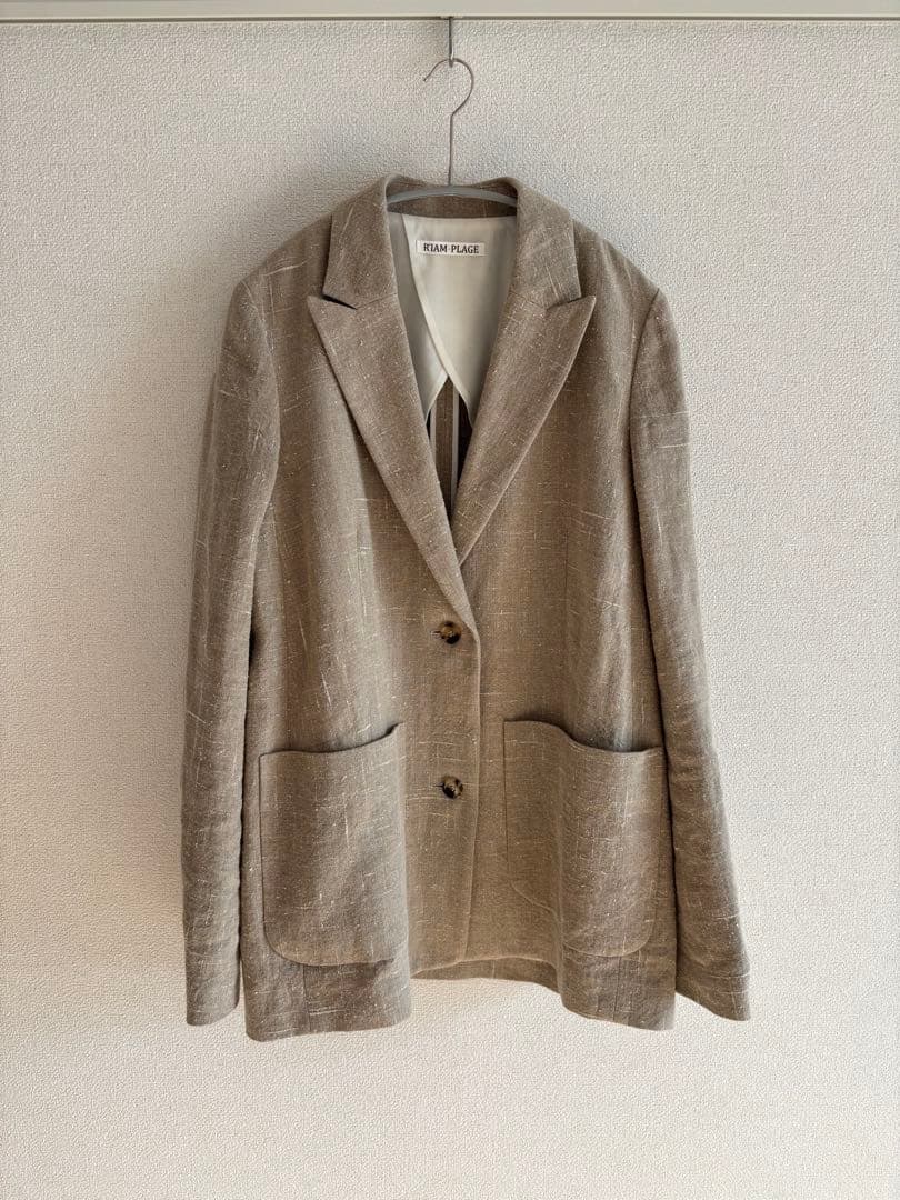 Plage【R’IAM】SILKNEP ジャケット 36