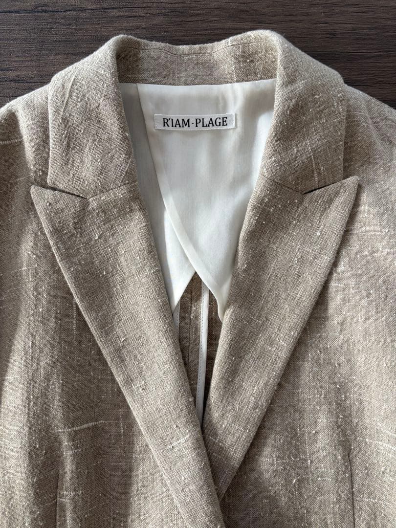 Plage【R’IAM】SILKNEP ジャケット 36