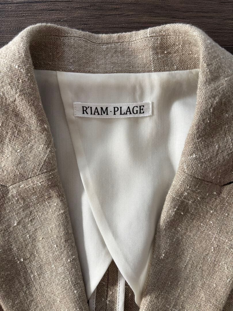 Plage【R’IAM】SILKNEP ジャケット 36