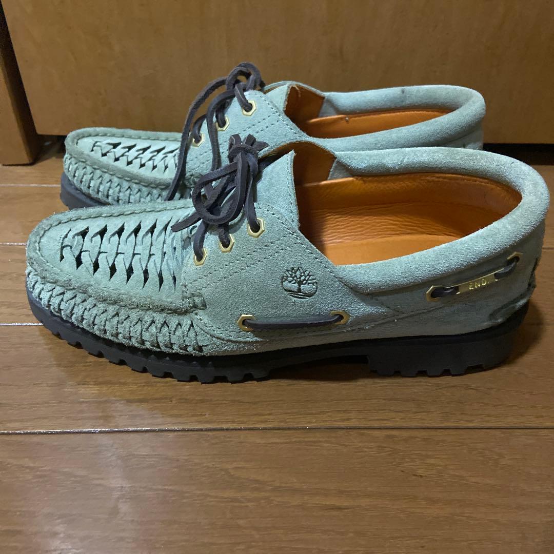 靴 END. x Timberland 3 Eye Boat Shoe 28cm