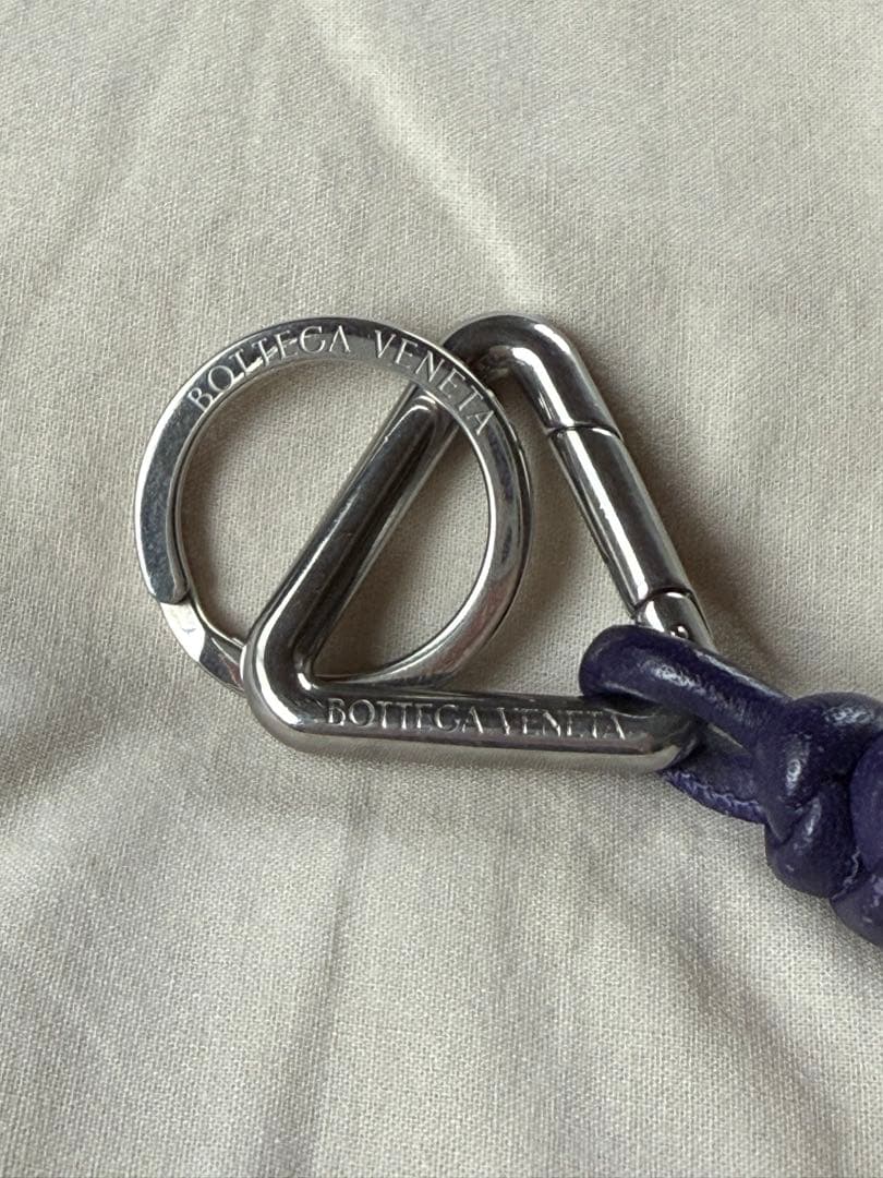 ボッテガ・ヴェネタ ネイビー キーホルダー