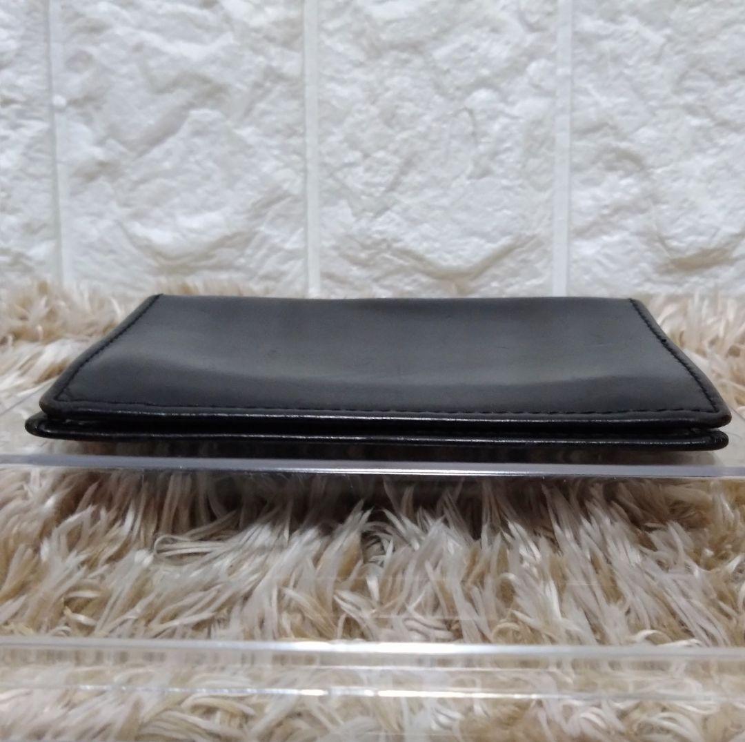 ホワイトハウスコックス　名刺入れ　カードケース　ブラック　レザー　イギリス製