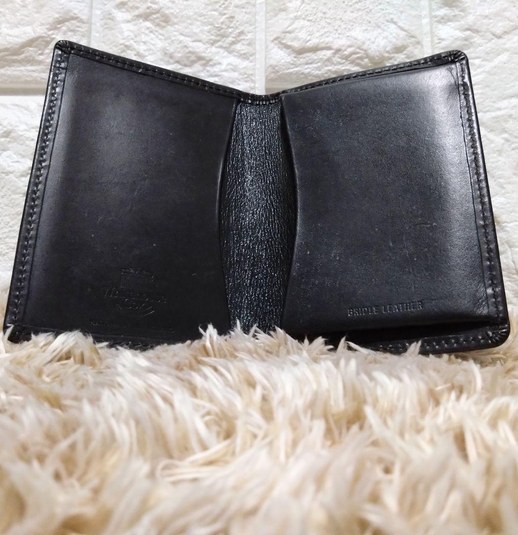 ホワイトハウスコックス　名刺入れ　カードケース　ブラック　レザー　イギリス製