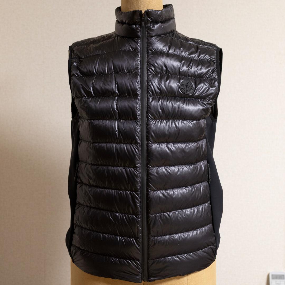 MONCLER モンクレール ブラック ダウンベスト サイズ2 国内正規品