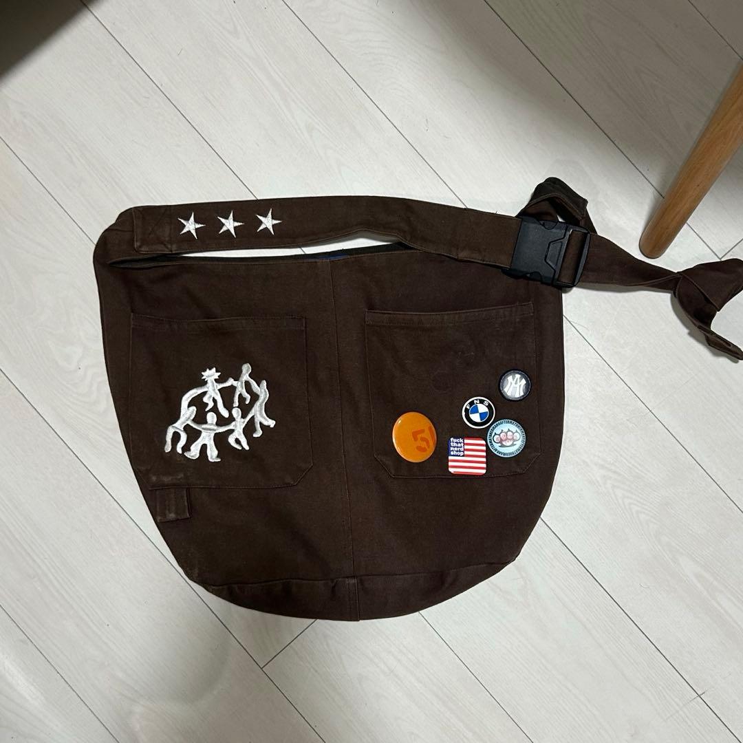 バッグ rerunstreetwear Cargo Bag (Brown)