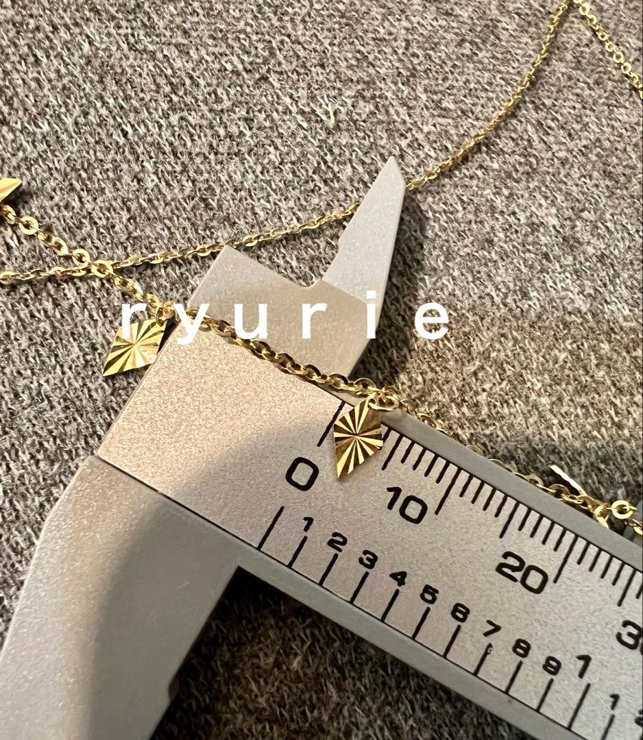 18金K18レディースネックレス43センチ