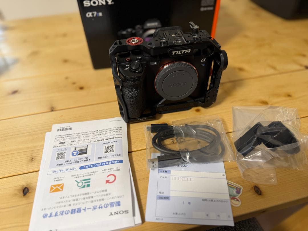 SONY α7sIII Tiltaカメラケージ付き