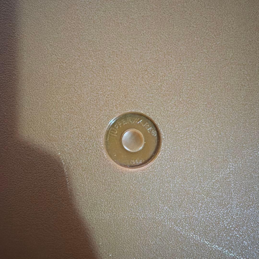 ヴィンテージ タッパーウェア ライトブラウン ライトピンク 4個セット