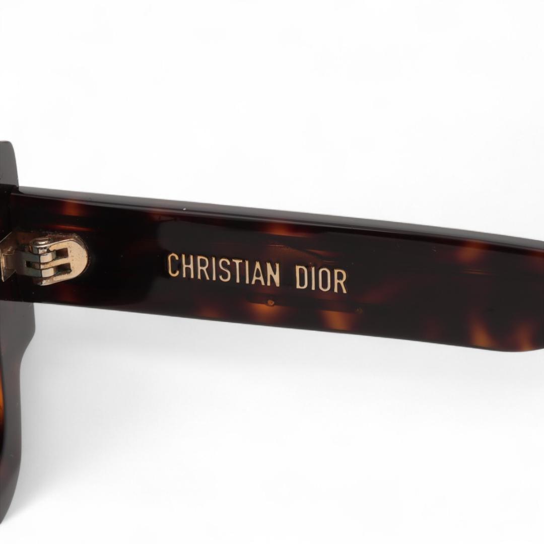 K5412 クリスチャンディオール サングラス ブラック ロゴ べっ甲 20B0