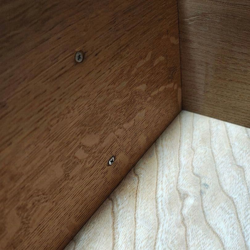 昭和レトロ家具　3段チェスト　マイナスネジ　マホガニー　アンティーク