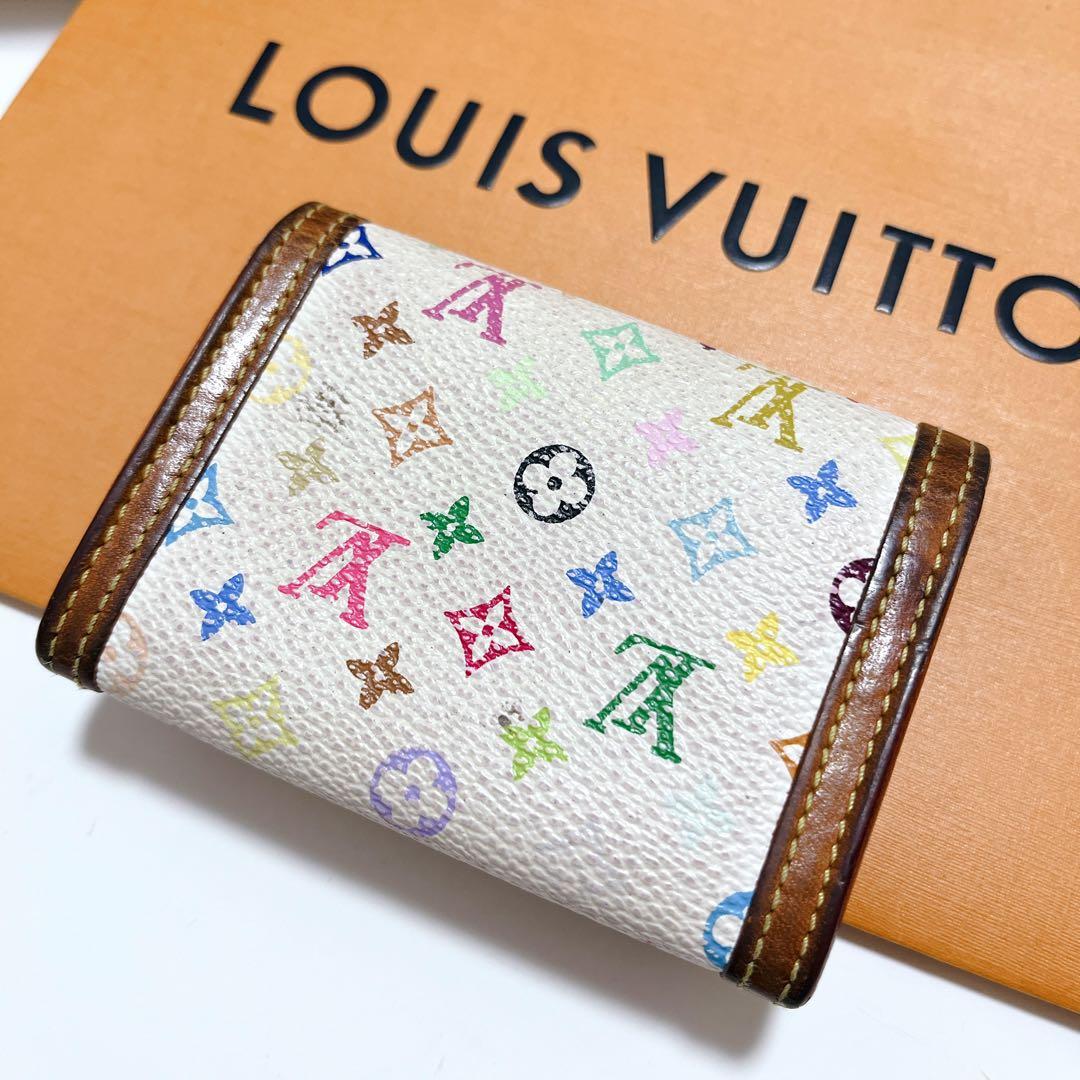 美品 ルイヴィトン ポルトモネ・プラ ケース マルチカラー 小銭入れ