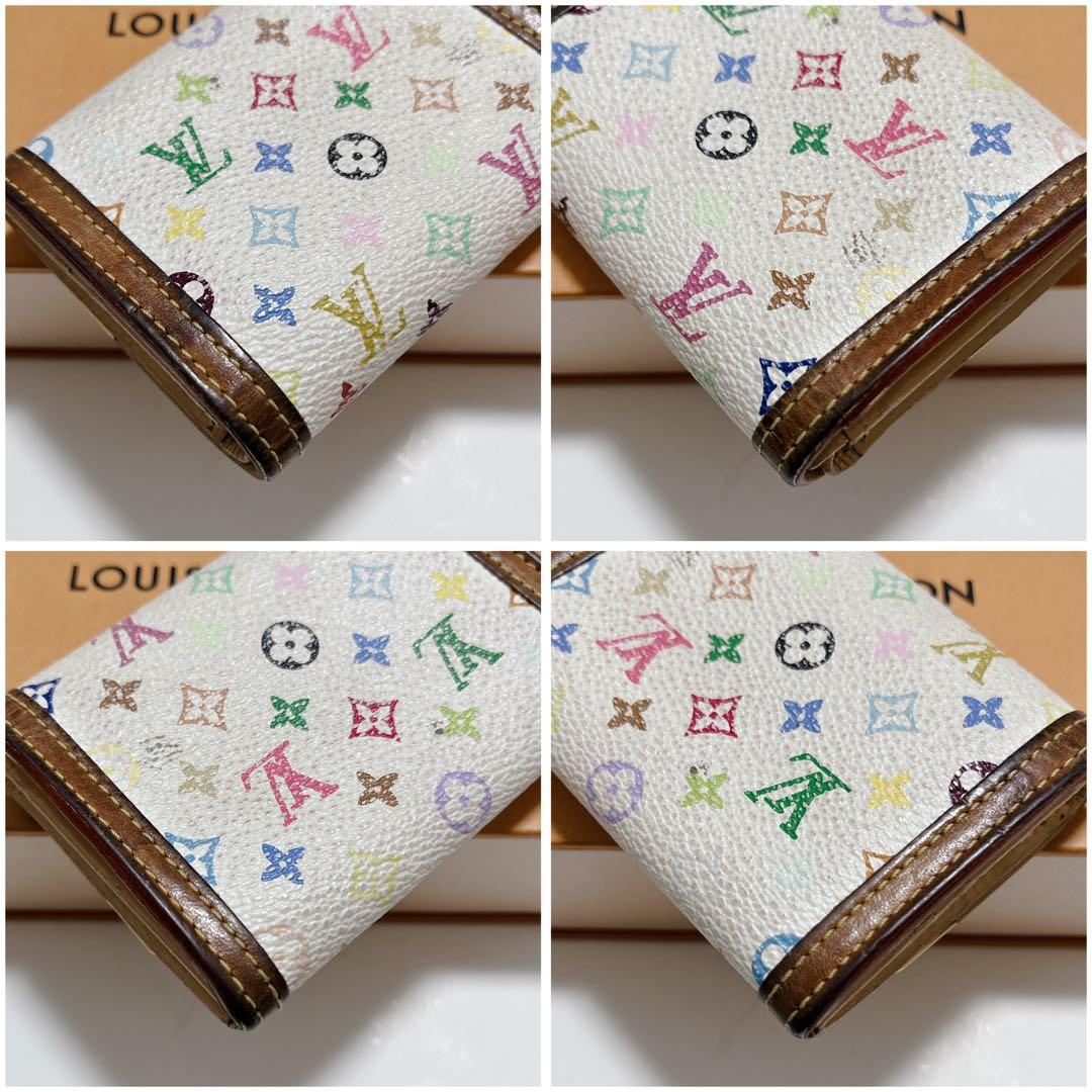 美品 ルイヴィトン ポルトモネ・プラ ケース マルチカラー 小銭入れ