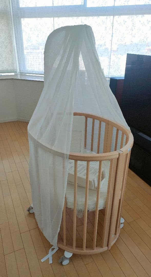 【STOKKE】スリーピー ベッド + マットレスナチュラル（ 新生児〜5歳）