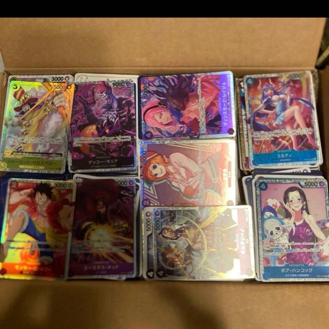 ワンピースカード　約10000枚　全て光り物 R パラレル加工　まとめ売り