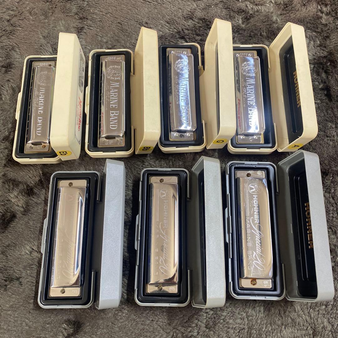 Hohner ブルースハープ ハーモニカ 7個セット