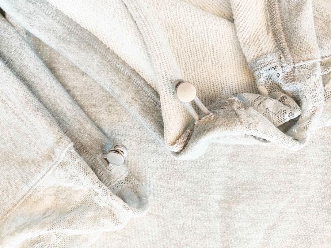 ダーリッチ darich カラーラメスウェットバレルパンツ グレー FREE