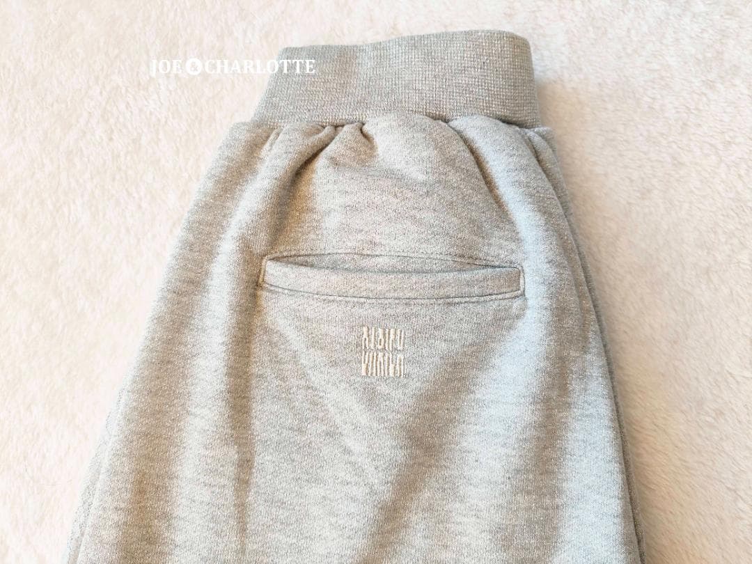 ダーリッチ darich カラーラメスウェットバレルパンツ グレー FREE