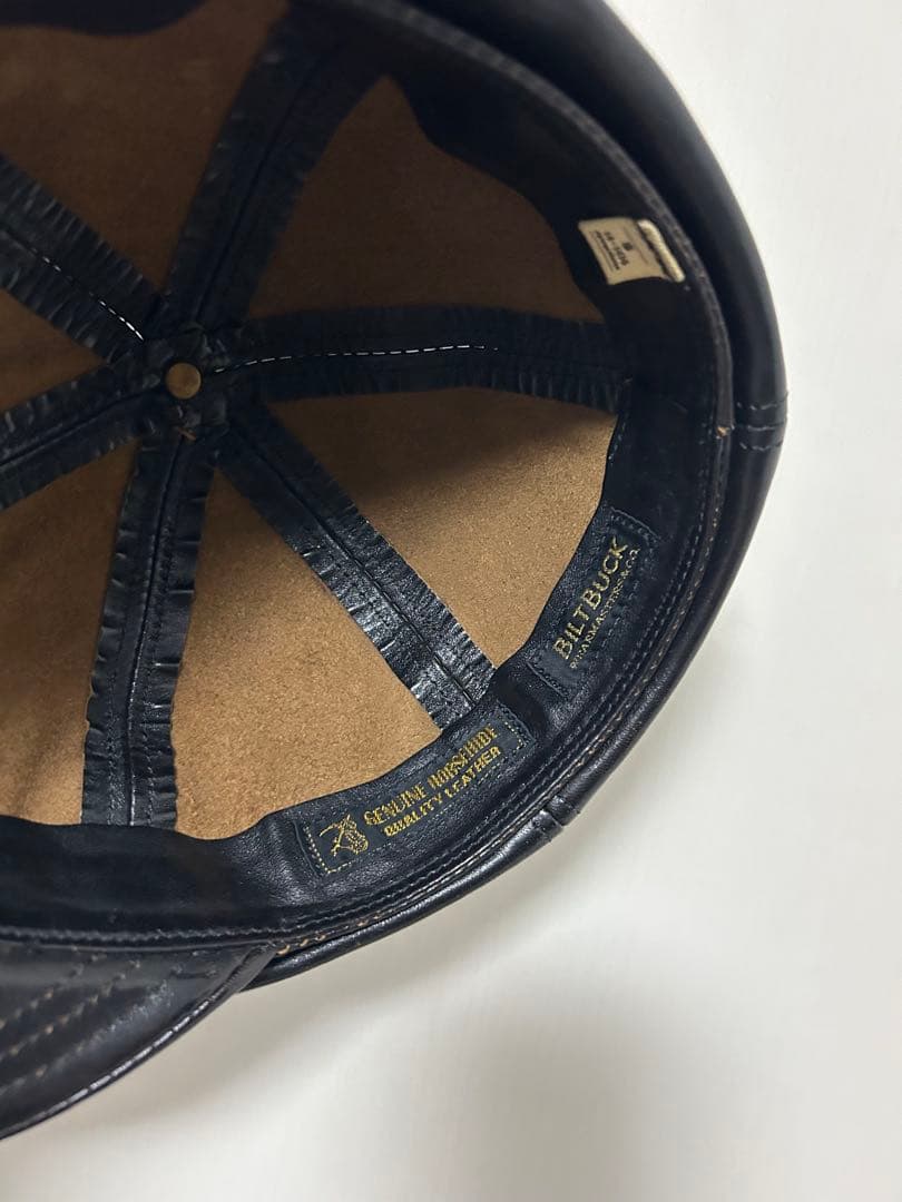 BILTBUCK ホースハイドレザーキャスケット S