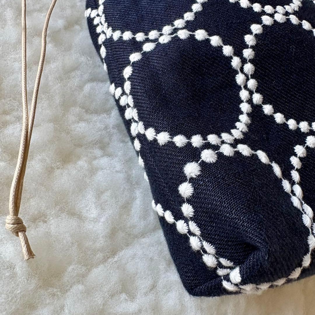 ミナペルホネン生地使用 ✳︎ tambourine 巾着バッグ