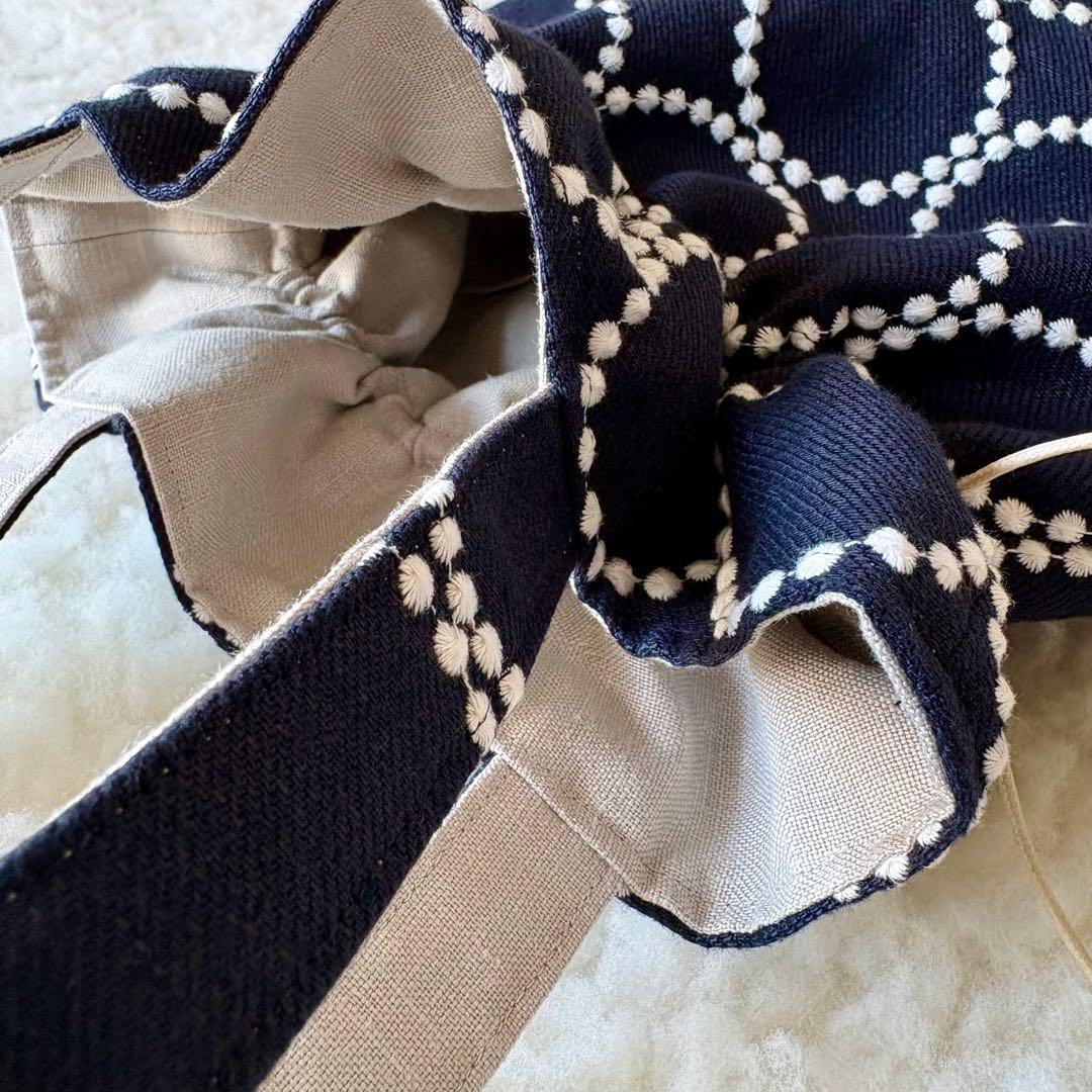 ミナペルホネン生地使用 ✳︎ tambourine 巾着バッグ