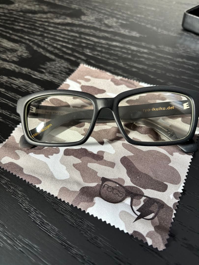 ケツメイシ RYOモデル メガネ　メガネケース付き　recs