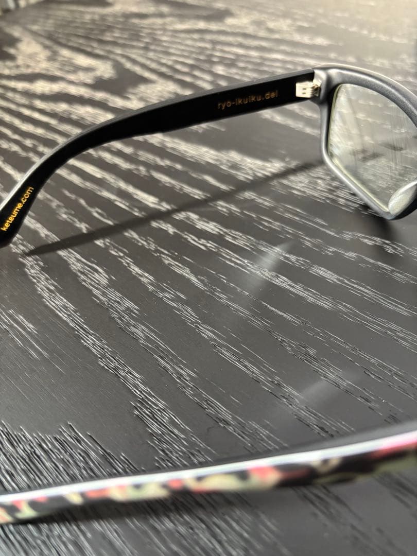 ケツメイシ RYOモデル メガネ　メガネケース付き　recs