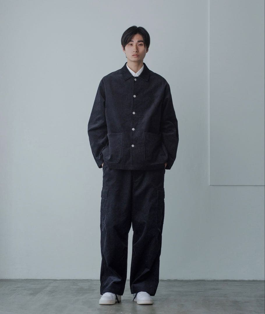 (ADAM ET ROPE' )コーデュロイ カバーオール&ワイドパンツ