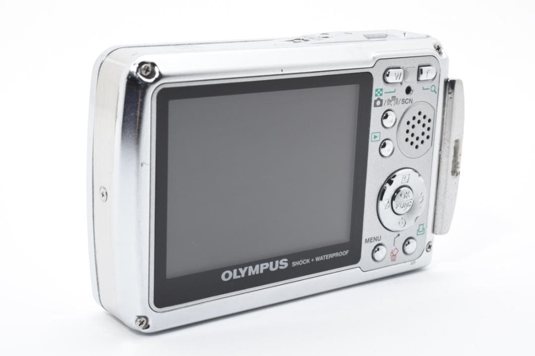 【動作好調】 オリンパス ミュー μ720SW　シャイニーシルバー コンデジ