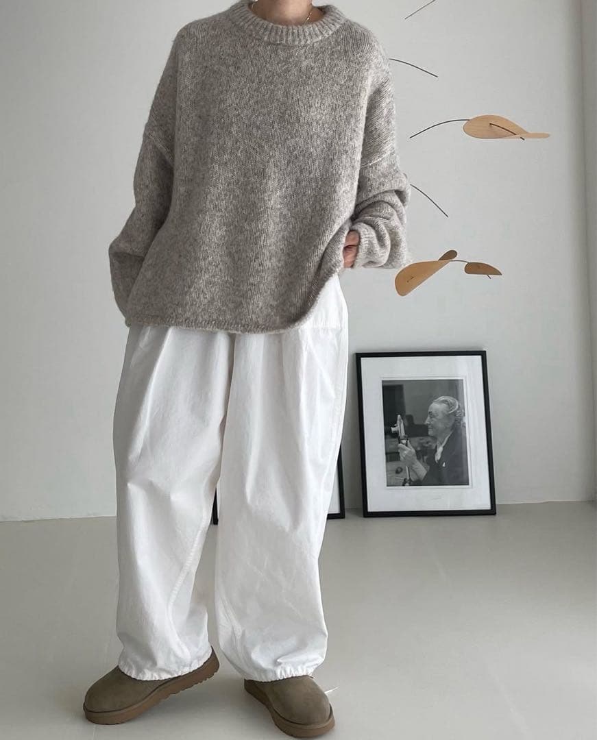 argue【美品】cotton twill mov pants モブパンツ