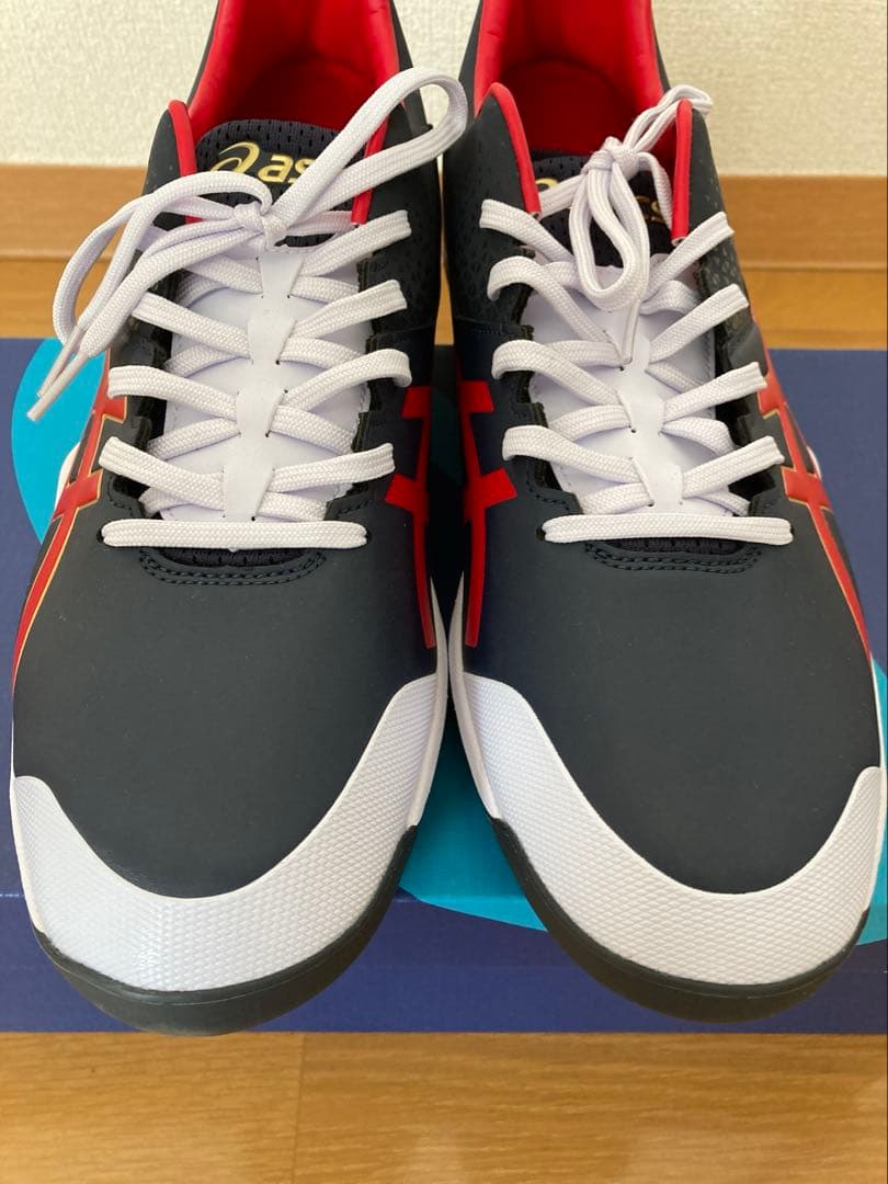 新品ASICS 野球　スパイク　ジャパンスピード　29センチ　ブラック/レッド