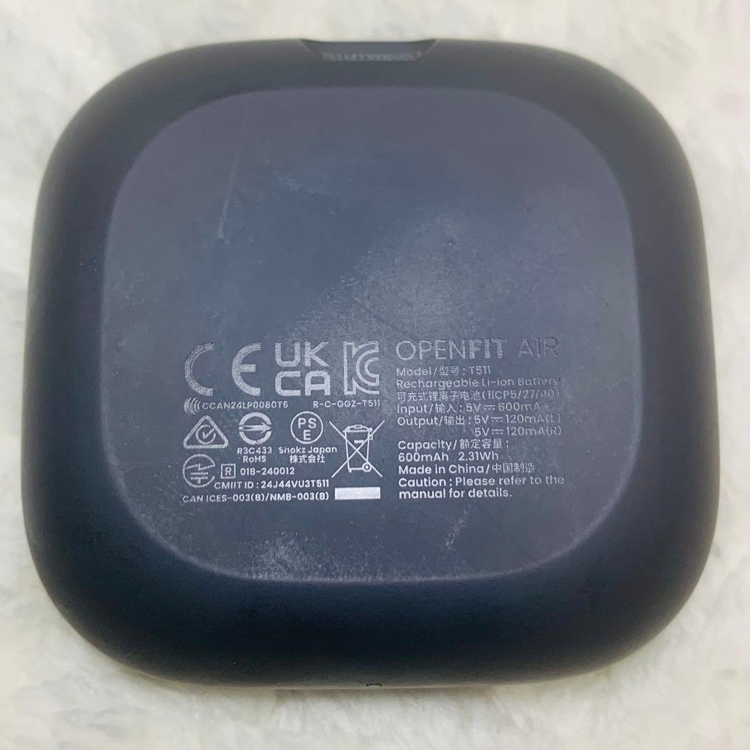 SHOKZ OPENFIT AIR ブラック　4