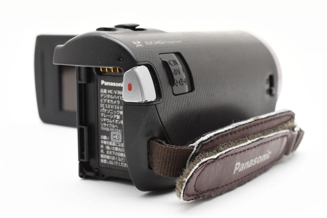 動作品　パナソニック HDビデオカメラ V360MS 16GB 90倍ズーム