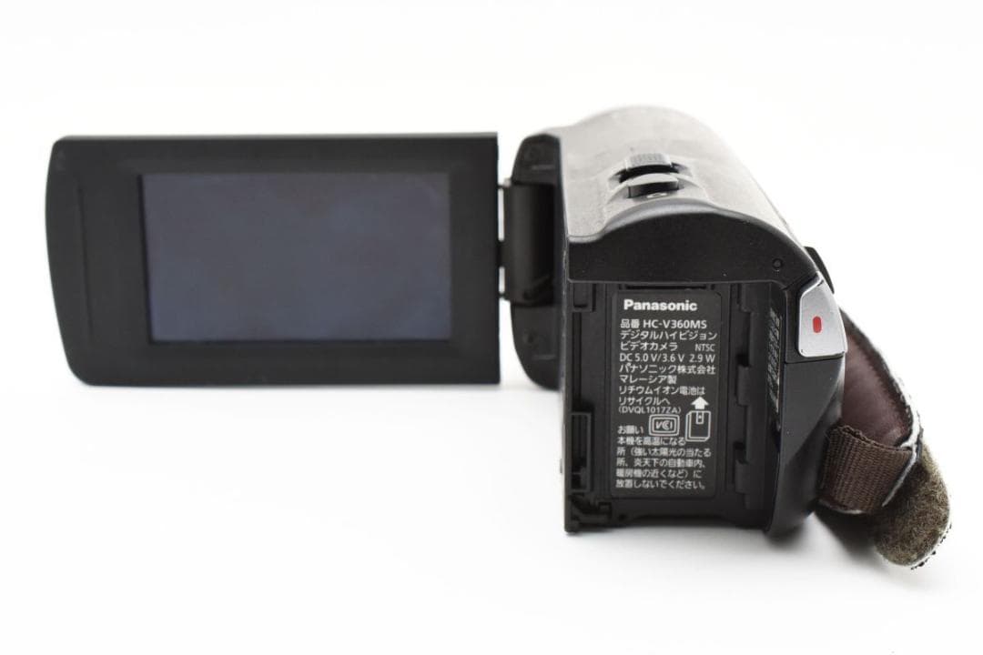 動作品　パナソニック HDビデオカメラ V360MS 16GB 90倍ズーム