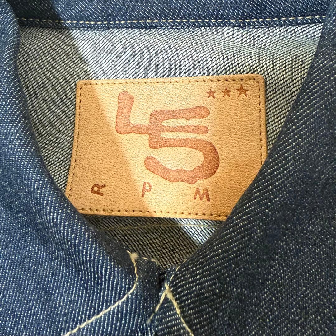 中*乃様 未使用 45r 秋色ライ麦デニムの908比古比女ジャン（再び）サイズ3