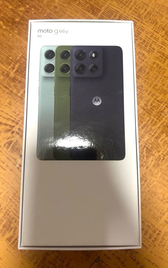 新品未使用 moto g66y 5G グレーミスト