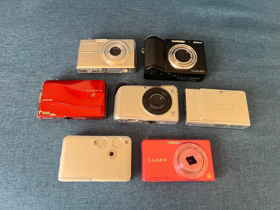 デジタルカメラ 7台セット 動作未確認 ジャンク まとめ売り デジカメ