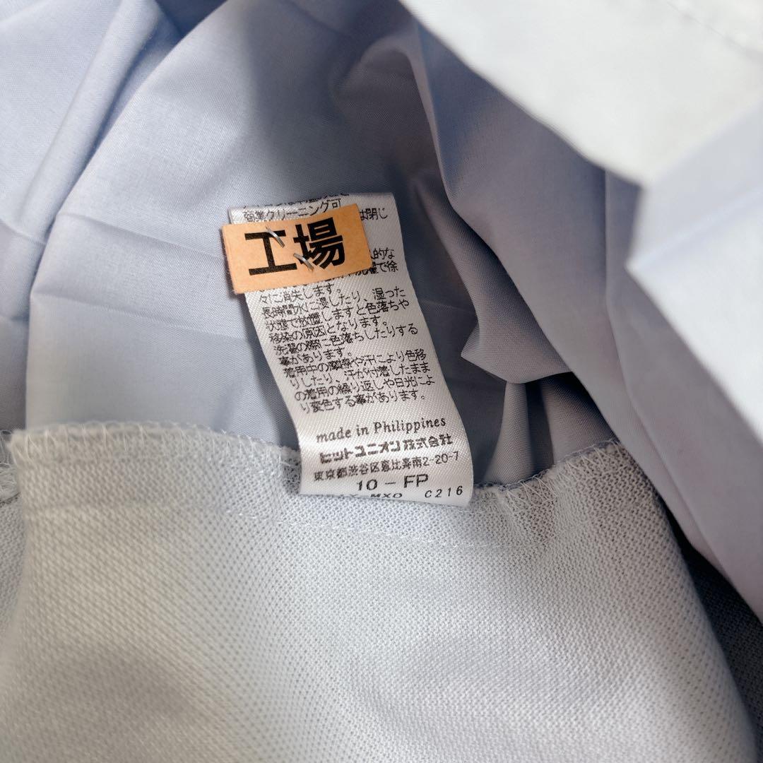 希少✨FREDPERRY フレッドペリー　プリーツ 切り替え ポロシャツ 水色