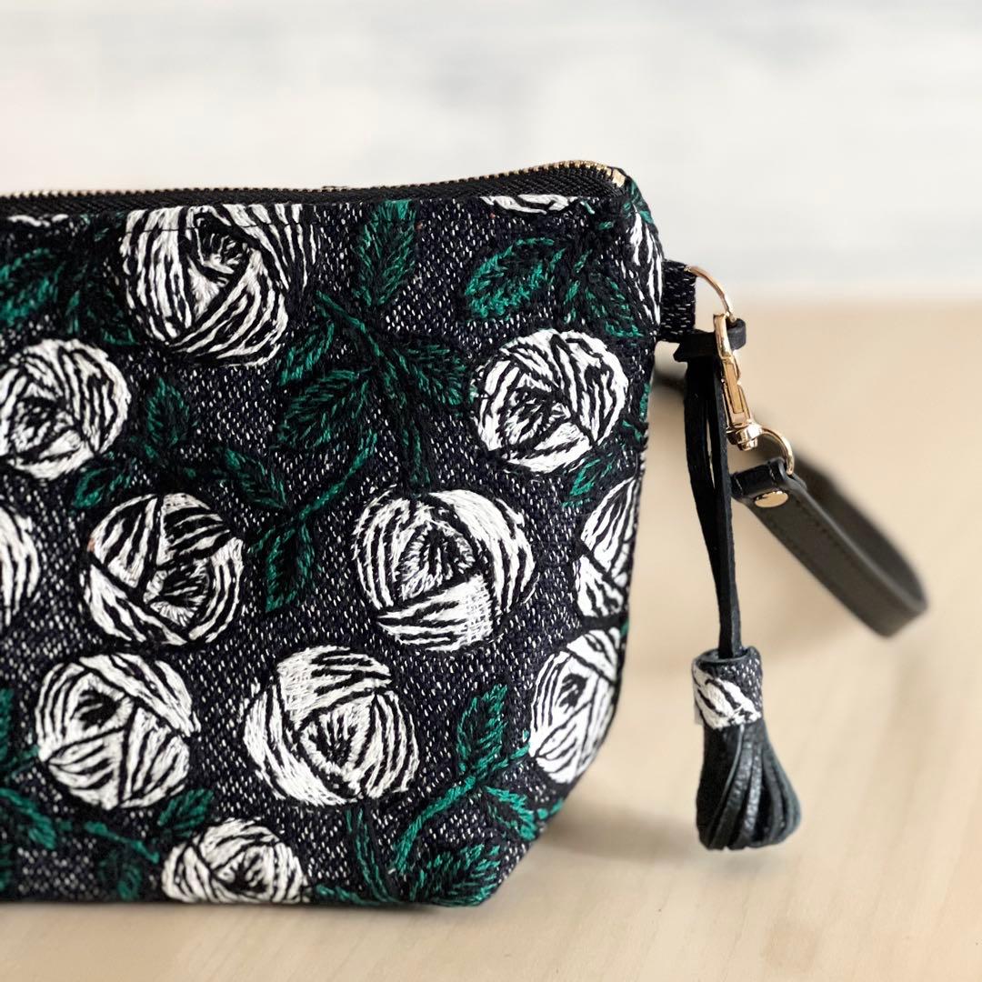 ミナペルホネン rosy navyショルダーバッグMB512-212