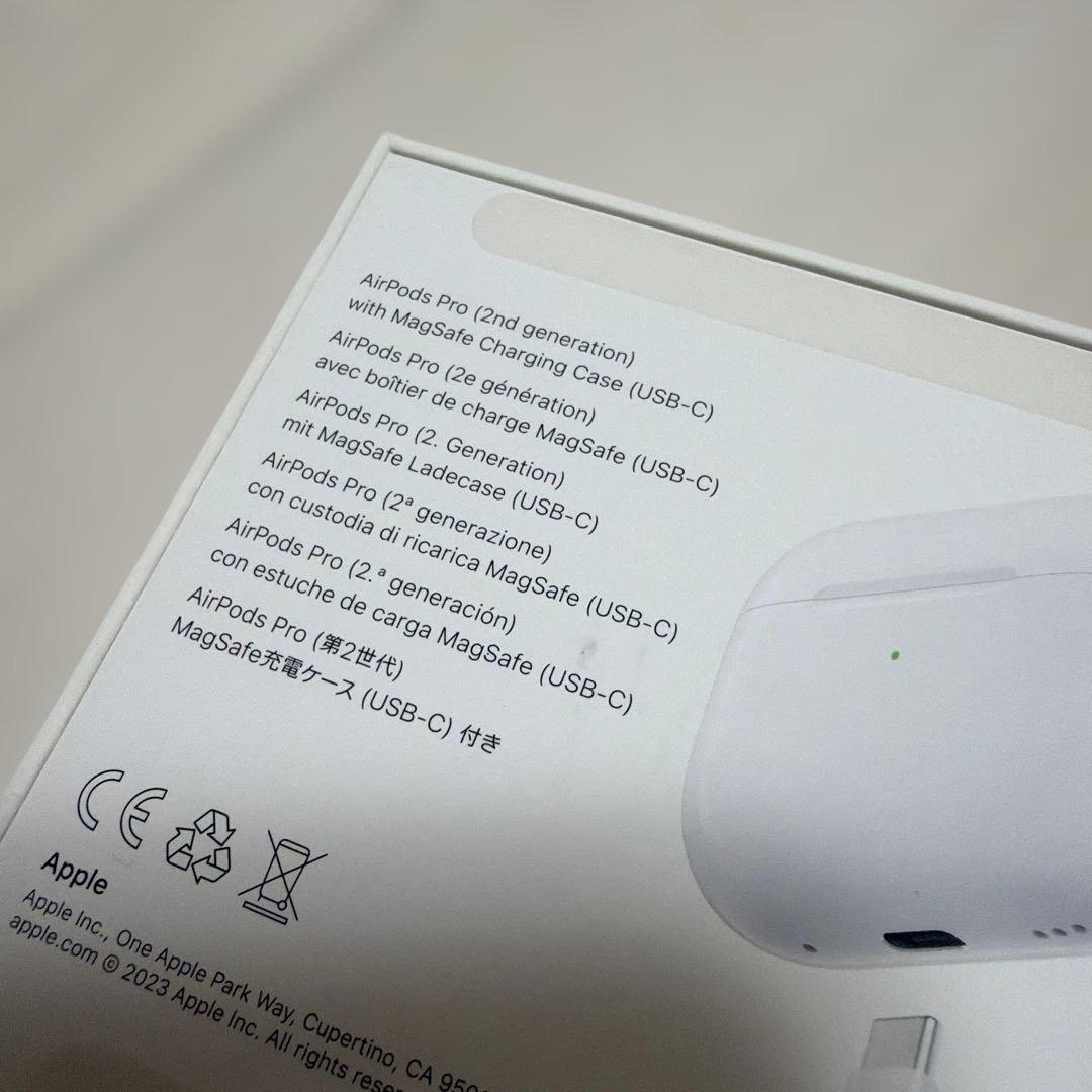 Apple第2世代 AirPodsPro USB-C イヤーチップ付き