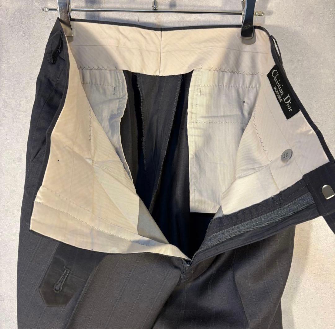 Christian Dior セットアップ　ダブル　ダークグレー