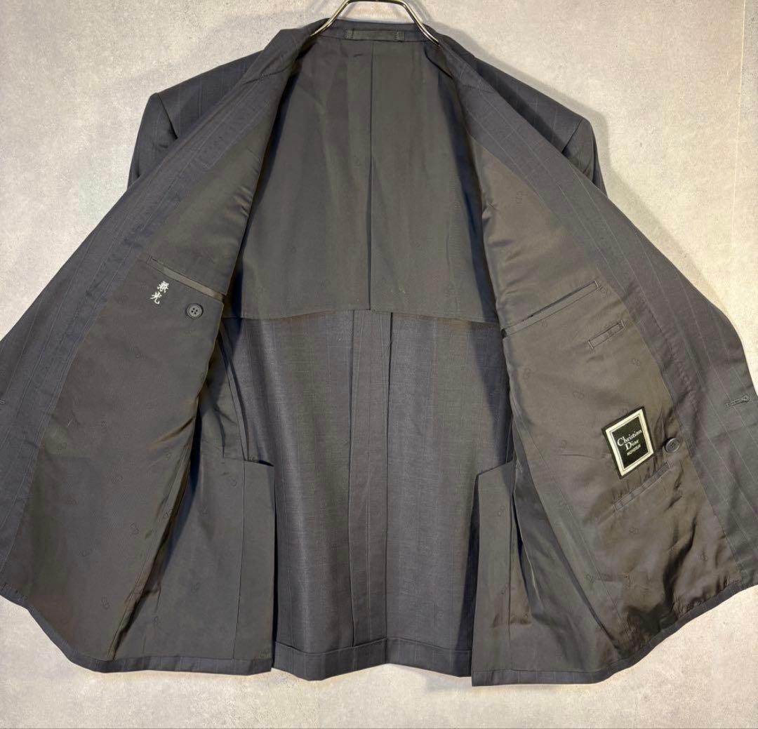 Christian Dior セットアップ　ダブル　ダークグレー