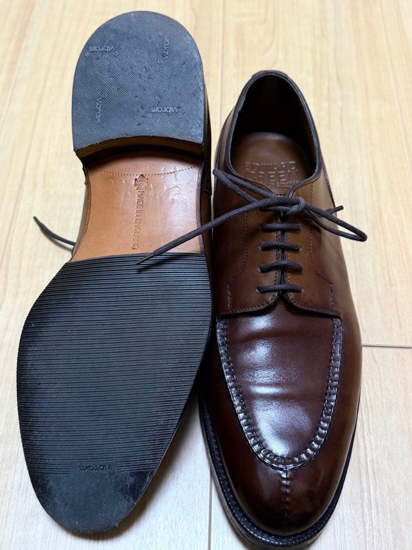 美品❗️人気色‼️エドワードグリーン ドーバー UK7 ダークオーク