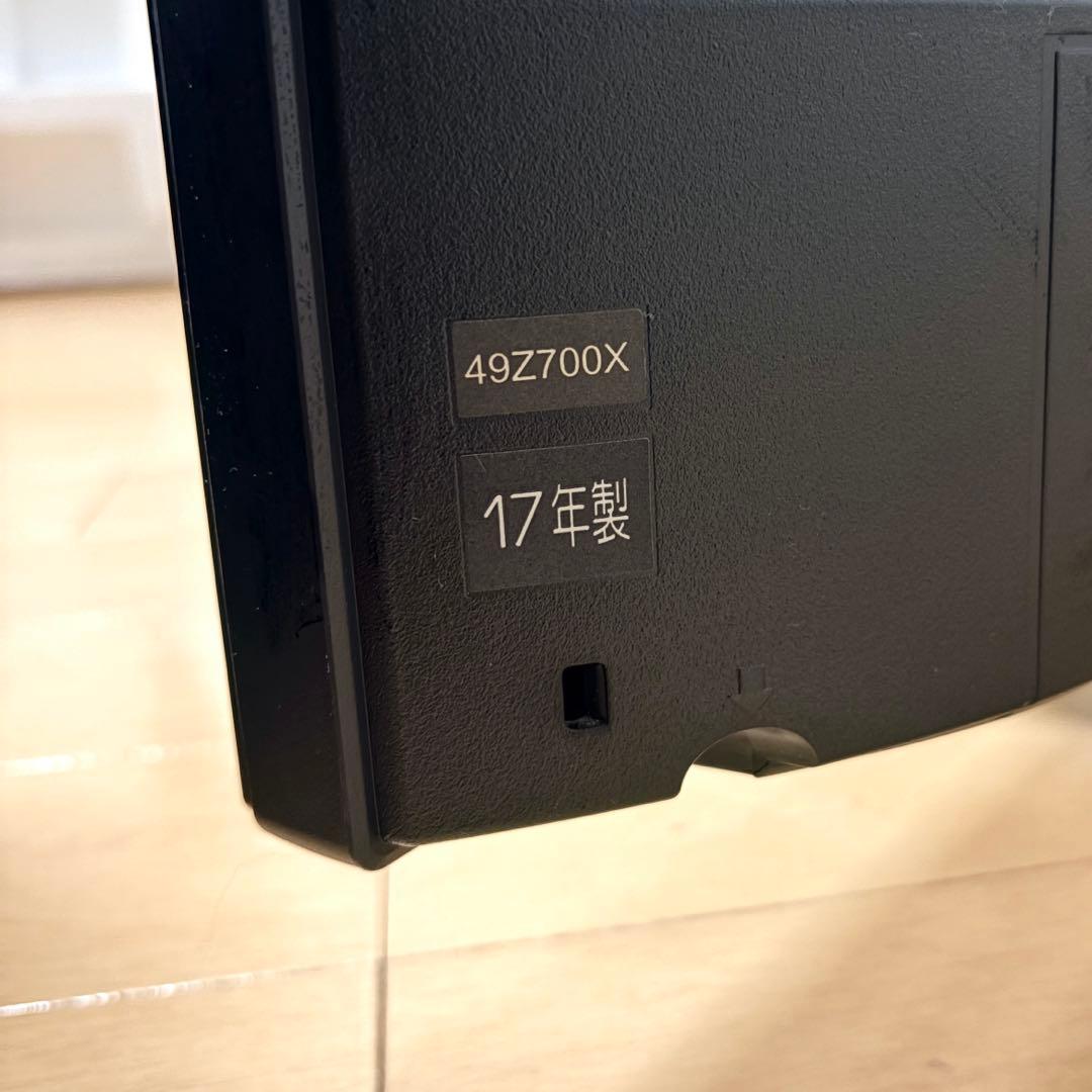 TOSHIBA REGZA 4K液晶テレビ 49Z700X