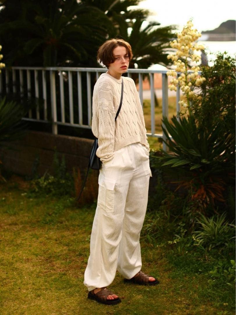 SACRA シアークロスカーゴパンツ