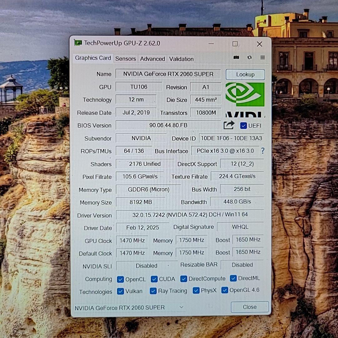 自作ゲーミングPC/Core i5-8400/16GB/RTX2060Super