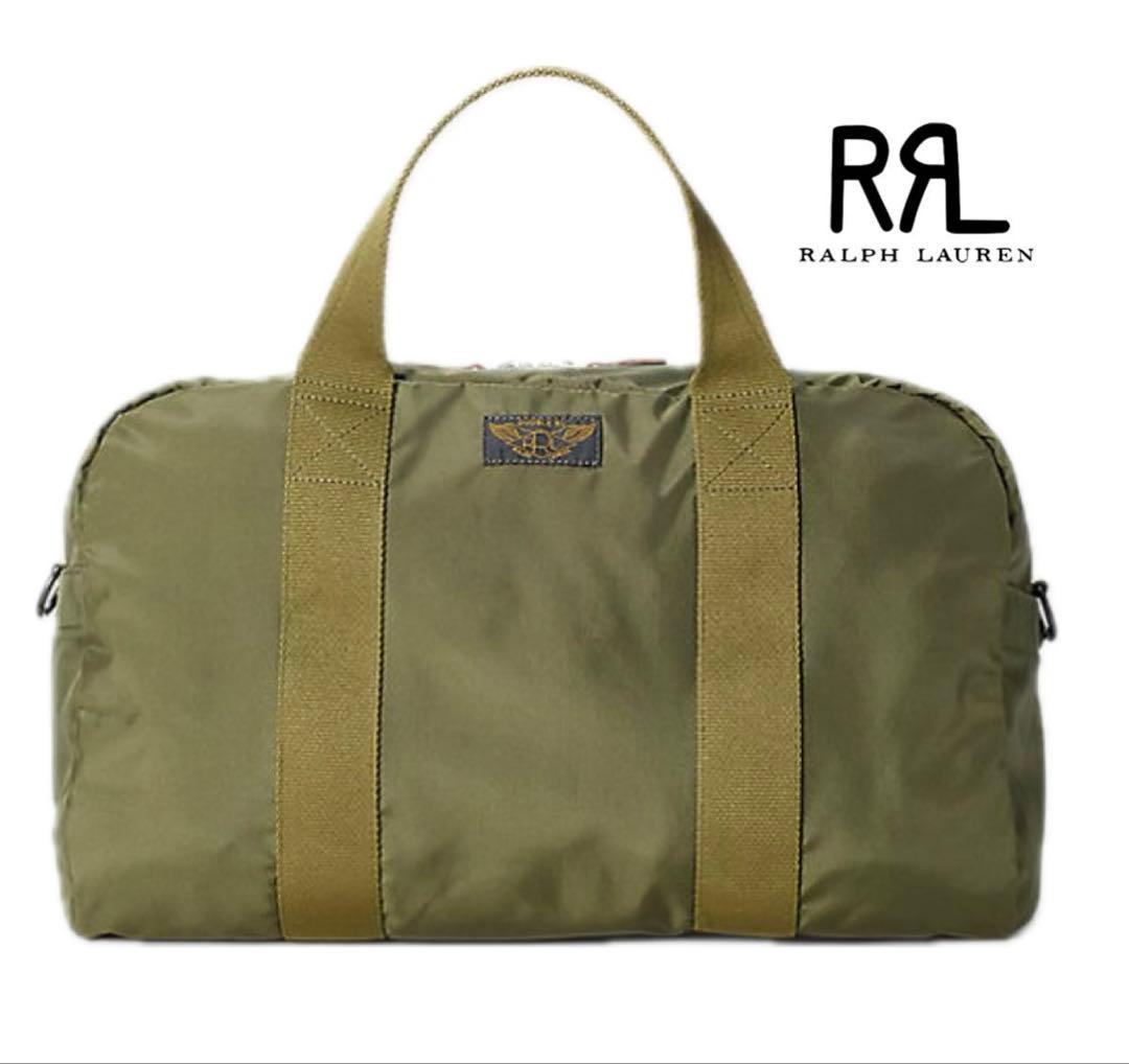 【美品】RRL ダブルアールエル 上質ナイロン ダッフルバッグ