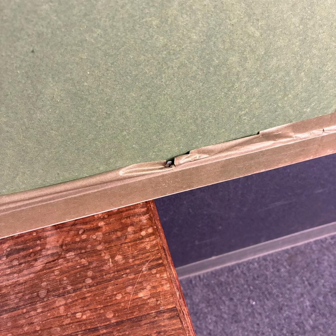 ベルナール・カトラン「黄色いバックの花」リトグラフ 大作 直筆サイン入り 額装