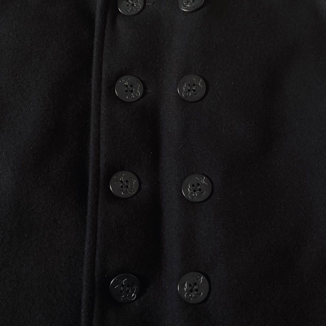 ショット ピーコート 740N USA製　　超希少46サイズ ウール 黒 美品